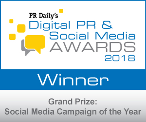 Grand Prize: Social Media Campaign of the Year - https://s41078.pcdn.co/wp-content/uploads/2018/11/PRDigital18_badge_win_GPsocMed.jpg