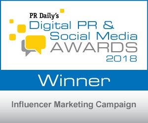 Influencer Marketing Campaign - https://s41078.pcdn.co/wp-content/uploads/2018/11/PRDigital18_badge_win_influencer.jpg