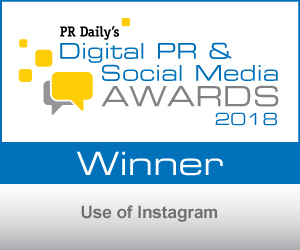 Use of Instagram - https://s41078.pcdn.co/wp-content/uploads/2018/11/PRDigital18_badge_win_instagram.jpg