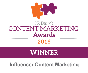 Influencer Content Marketing - https://s41078.pcdn.co/wp-content/uploads/2018/11/contentAwards16_win_influencer.jpg