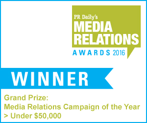 Grand Prize: Media Relations Campaign of the Year > Under $50,000 - https://s41078.pcdn.co/wp-content/uploads/2018/11/medRel16_badge_winner_GPunder50K.jpg