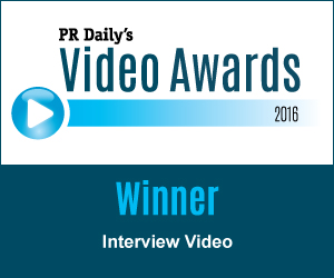 Interview Video - https://s41078.pcdn.co/wp-content/uploads/2018/11/videoAwards16_winner_interview.jpg