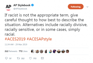 AP Stylebook takes a stance on race-related coverage