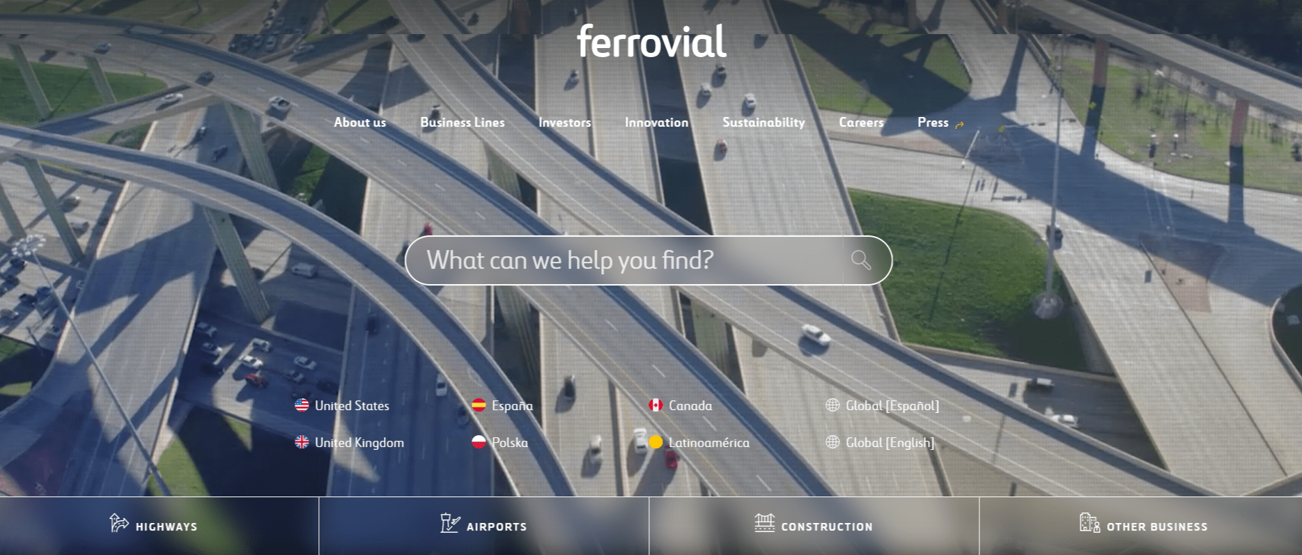 Ferrovial Global Website