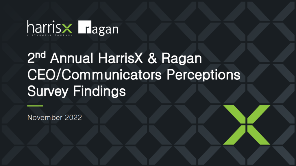 Results of Ragan and HarrisX Poll